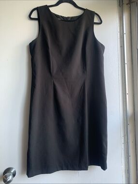 Mario Serrani Black Sleeveless Midi Dress